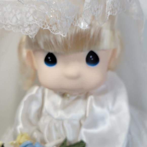Precious Moments Jessi Bride Doll With Stand 1985 Samuel J Butcher Applause 16" - Picture 3 of 8